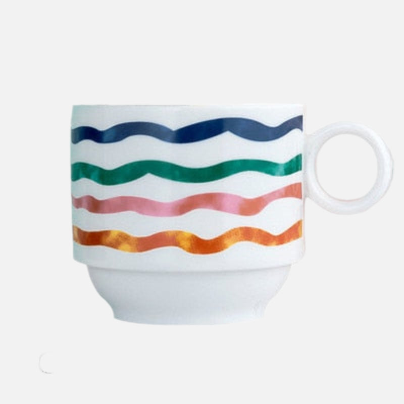 Abstract Fusion Mug Set of 4