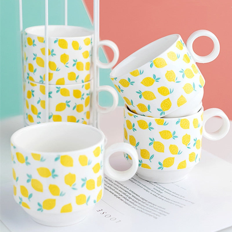 Fruit Fiesta Coffee Mug Set Of 4