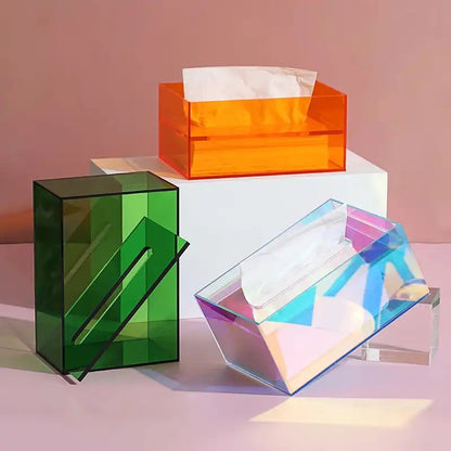 Translucent Acrylic Tissue Boxes