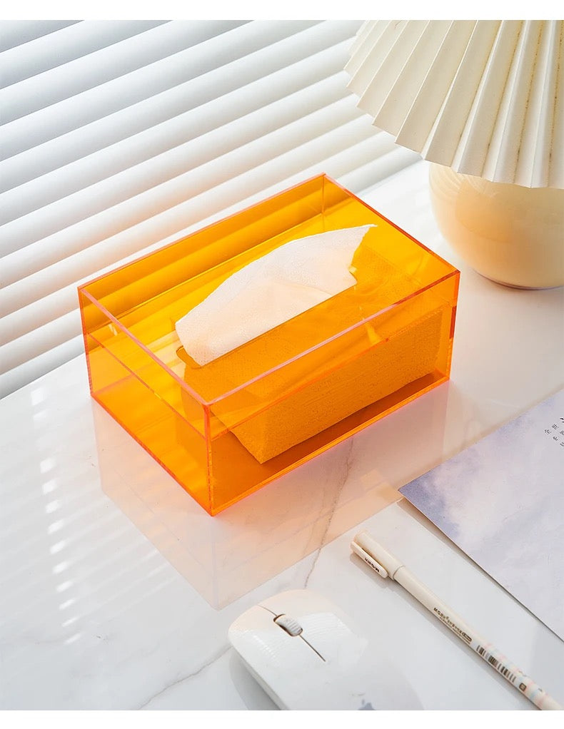 Translucent Acrylic Tissue Boxes
