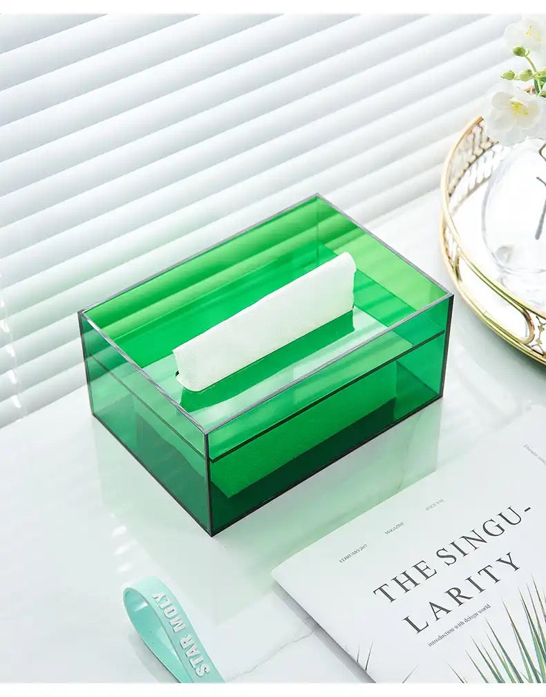 Translucent Acrylic Tissue Boxes