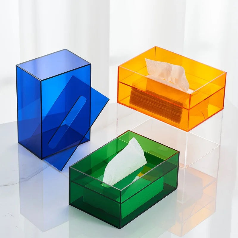 Translucent Acrylic Tissue Boxes