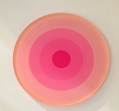 Circular Illusion Acrylic Coasters