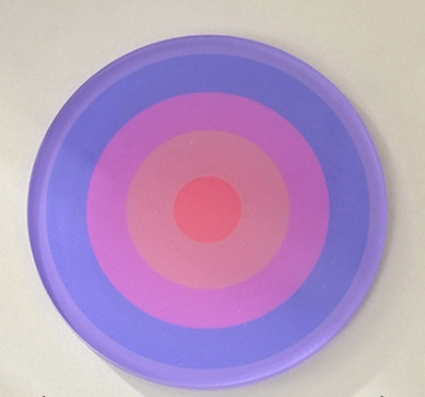 Circular Illusion Acrylic Coasters