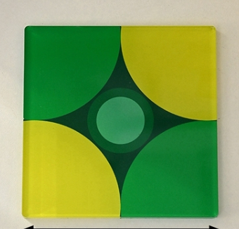 Geometric Harmony Cup Coasters- Set of 4