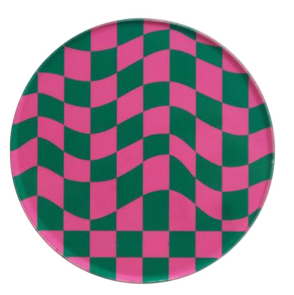 Checkered Cup Coasters