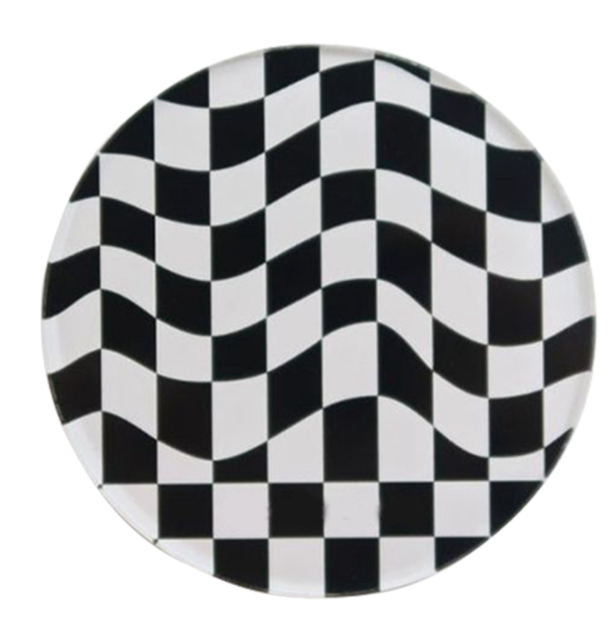 Checkered Cup Coasters