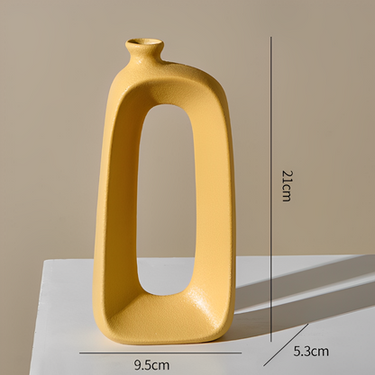 Colorful Swiss-Cheese Vases