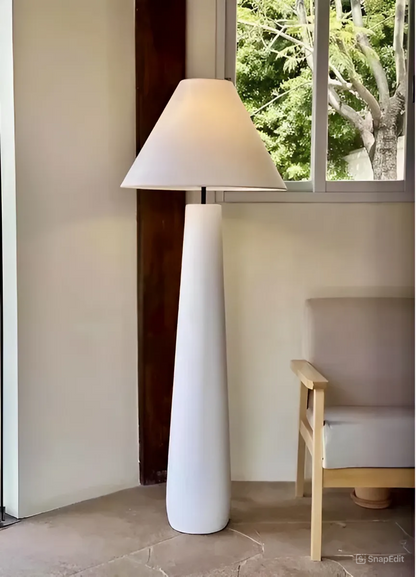 Boho-Chic Tapered  Floor Lamp