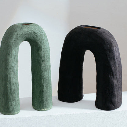 Ceramic Arched Flower Vases
